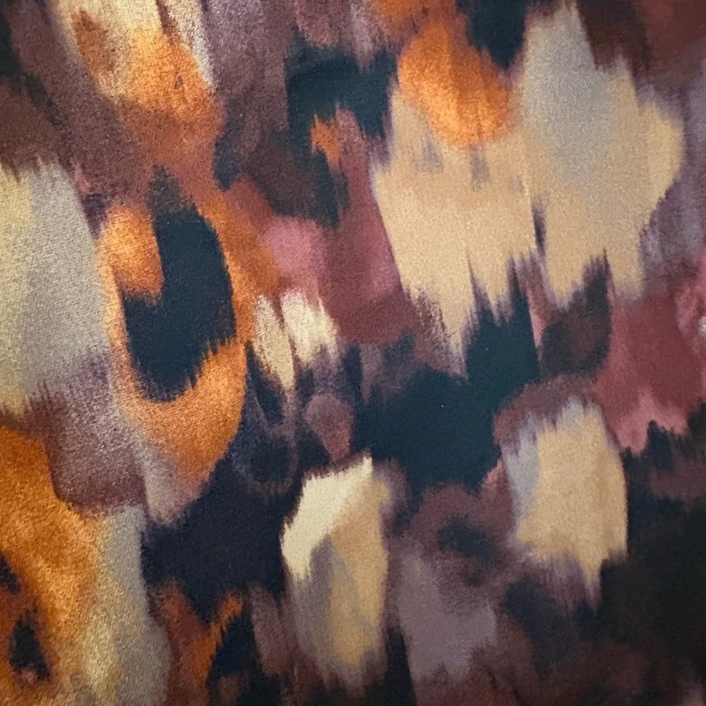 Size Medium NWT Jason Wu Floral Slip Midi Dress in Purple and Rust Tones - Picture 4 of 7